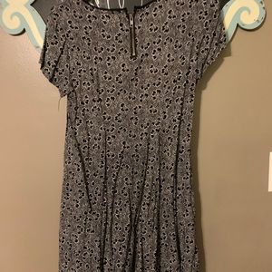 silence + noise Dresses - Mini black dress with flower detail silence + noise Dresses - Mini black dress with flower detail